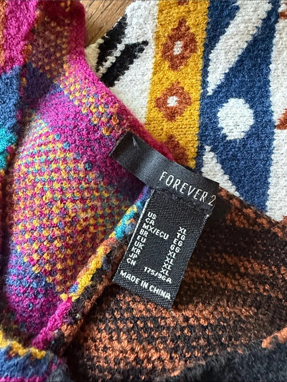 Forever 21 Multicolor Patterned Patchwork Tank Top - Picture 3 of 3
